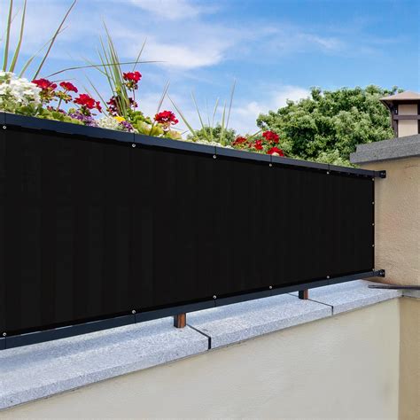 Snapklik Shatex Privacy Screen Privacy Fence Screen 4x50ft Black