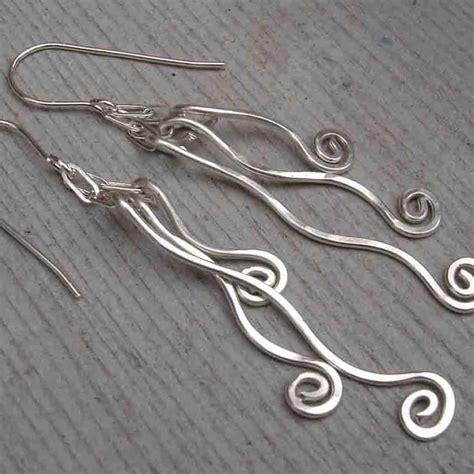 Sterling Silver Dangle Earrings Etsy