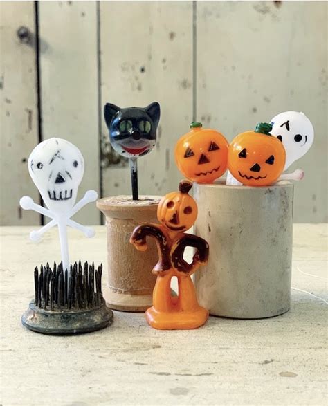 Vintage Halloween Decorations Plastic