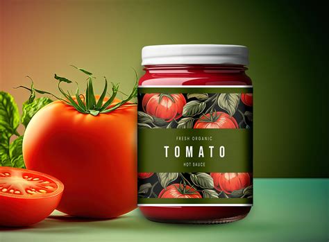 Tomato Sauce Jar Label Design :: Behance