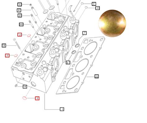 Mahindra 6075 Engine Parts Bills Tractor