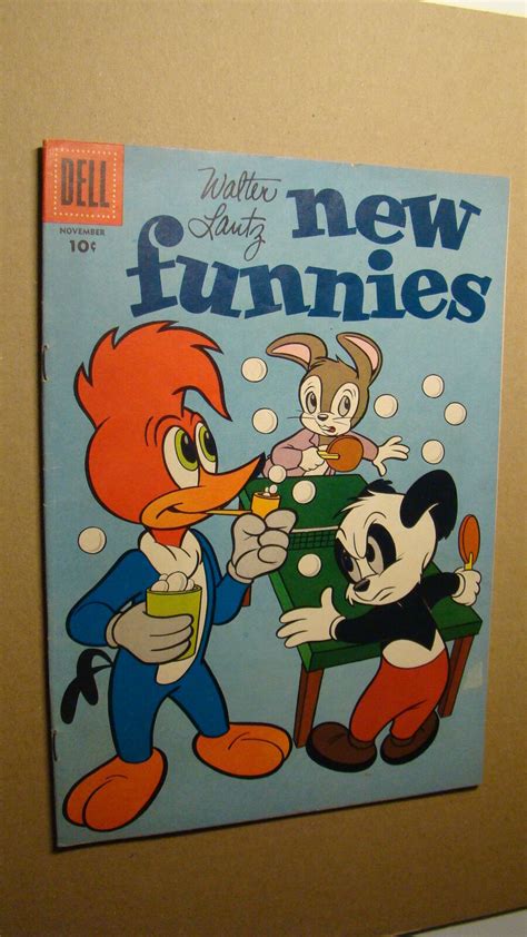 New Funnies 237 Nice Copy Woody Woodpecker Dell Comics 1956 Walter