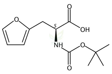 2S 2 Tert Butoxycarbonyl Amino 3 Furan 2 Yl Propionic Acid 145206 40 2