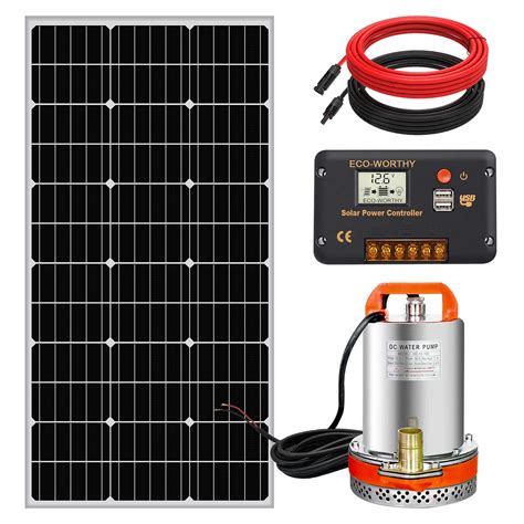 Buy Eco Worthy Complete W Solar Pump Kit W Solar Panel V