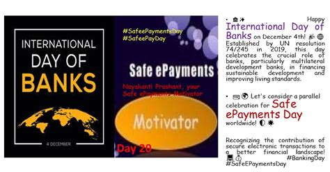 Safe Epayments 4 December International Day Of Banks Waiting For