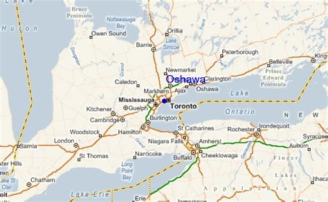 Oshawa Map