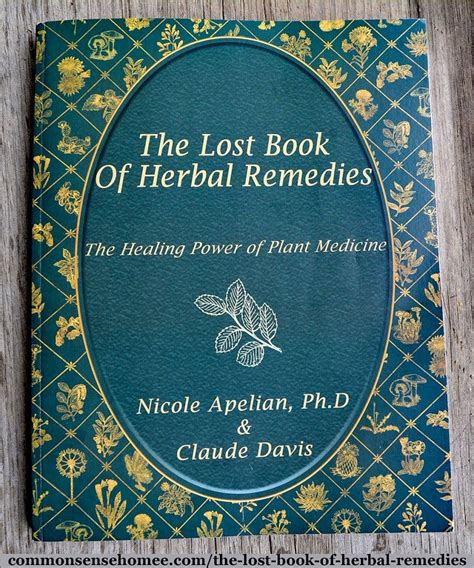 The Lost Book Of Herbal Remedies Around The O