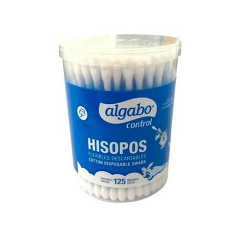 Hisopos Algabo Control X 125 Unidades Súper El Cóndor