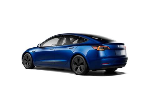 Tesla Model 3 Standard Range In Deep Blue Metallic Im Auto Abo Ab 599