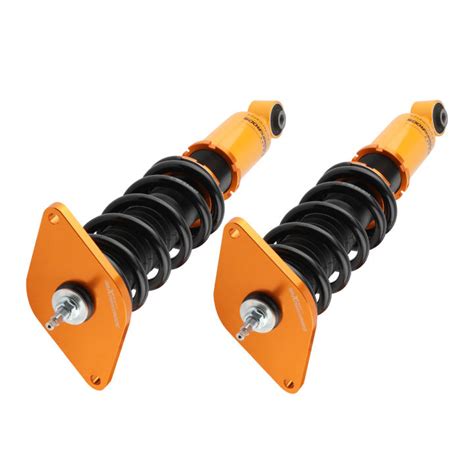 MaXpeedingrods 2Pcs Rear Coilovers 24 Ways Adjustable Damper For Nissan