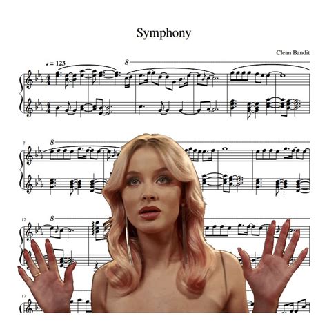 Clean Bandit Symphony Feat Zara Larsson Piano Tutorial Sheets