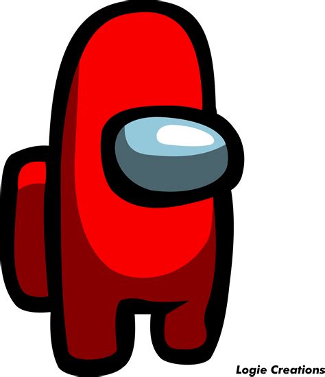 Red Crewmate Avatar In Among Us Multiplayer Game Hd Png Png All