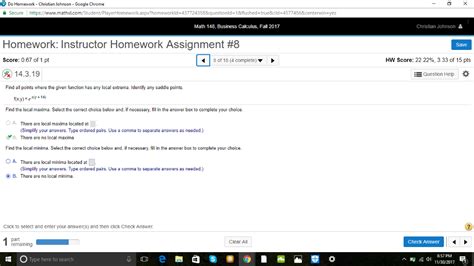 Solved Do Homework Christian Johnson Google Chrome Chegg