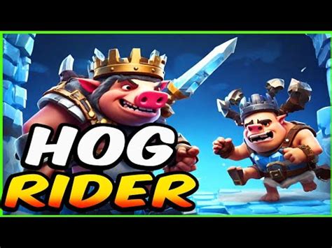 Best Hog Rider Deck In Clash Royale SK Gaming YouTube