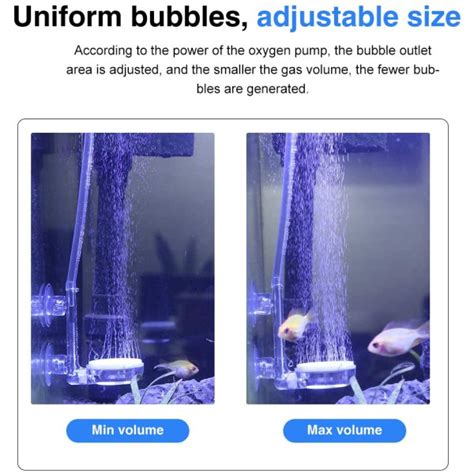 Upettools Nano Bubble Aquarium Air Stone Mm For Gal Fish Tank