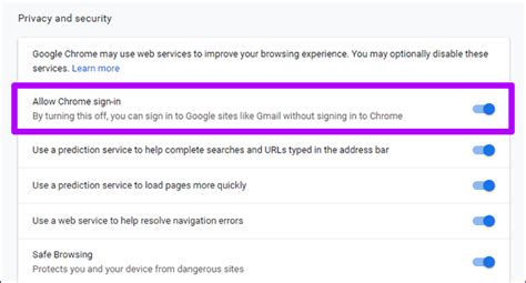 ¿qué Es Permitir El Inicio De Sesión En Chrome Y Debería Deshabilitarlo