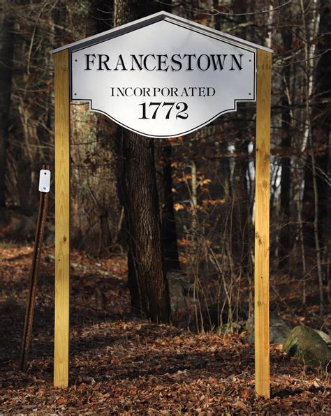 Nh Town Welcome Signs