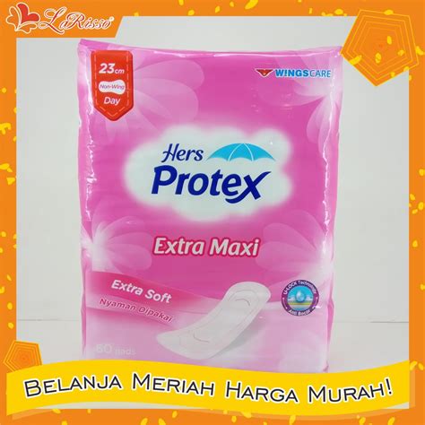 Jual Hers Protex Pembalut Extra Maxi Non Wing Cm Pads Shopee