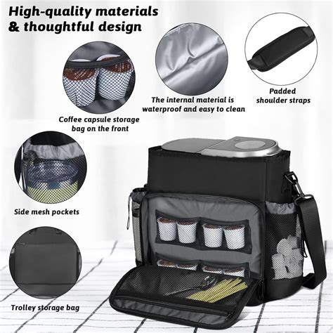 Timoxi Bolsa De Viaje Para Cafetera Compatible Con Keurig K Mini O K