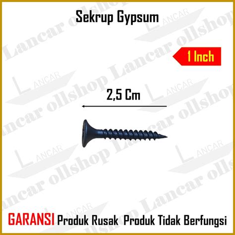 Jual Sekrup Gypsum Baja Baut Skrup Kayu Drywall Screw Sekrup Gypsum