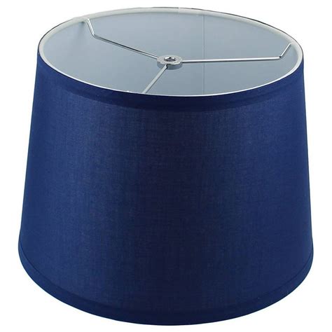 Urbanest French Drum Lamp Shade Cotton 10x12x8 12 Navy Blue