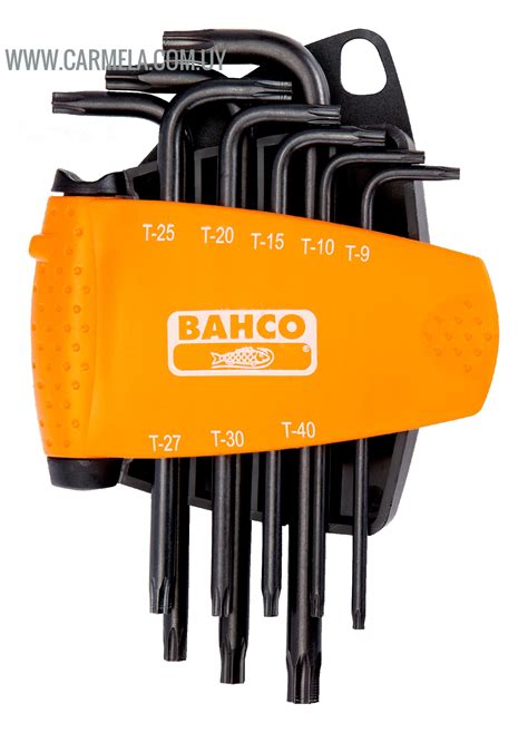 Juego 8 Llaves Allen Torx Largas T9 A T40 Bahco Barraca Carmela