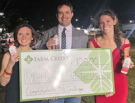 10000 Farm Credit Dairy Days Contribution To Support Virginia Dairy