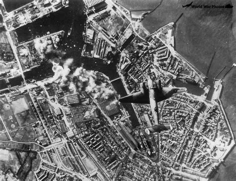 Ventura Of No 464 Squadron Raaf Attacking Flushing Holland 1943 World