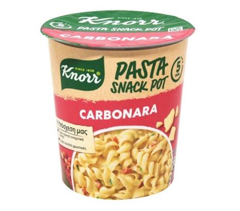 KNORR Pasta Snack Pot 55g Carbonara Cheap Basket