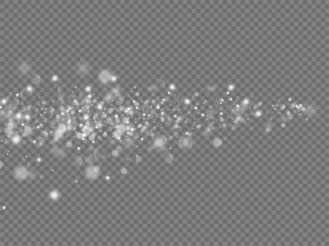 Premium Vector | The white dust sparks and star shine with special ... 