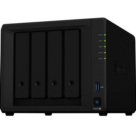 Synology Diskstation Ds920 4 Bay Nas Enclosure Ds920 Bandh Photo