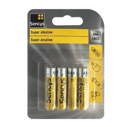 Sencys Super Alkaline Batterij Aaa Lr Stuks