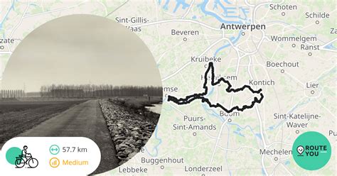 Overzet Hemiksem En Schelle Recreatieve Fietsroute RouteYou