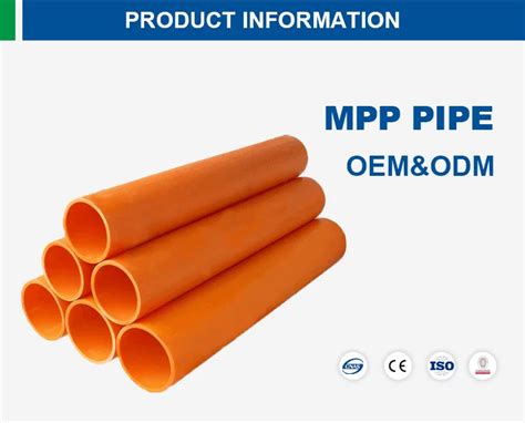 Orange Hdpe Electrical Conduit Pipe 110mm Buy High Quality Hdpe Pipe