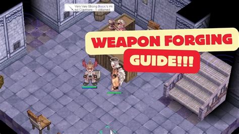 Ragnarok Online Blacksmith Weapon Forging Guide Youtube