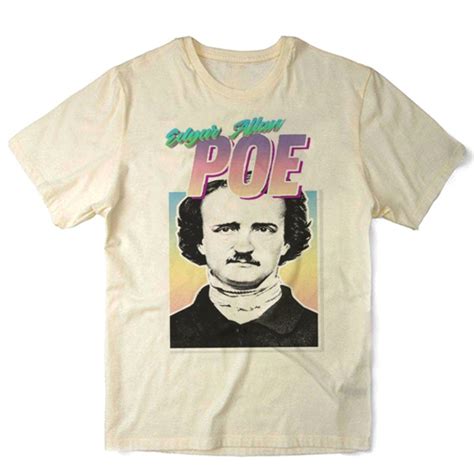 Camiseta Algodao Edgar Allan Poe Escritor Misterio Poeta O Corvo