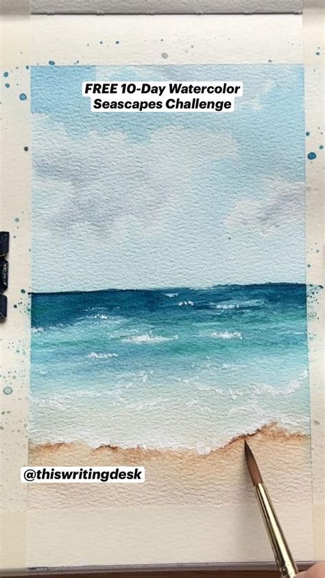 How To Paint A Watercolor Beach Artofit