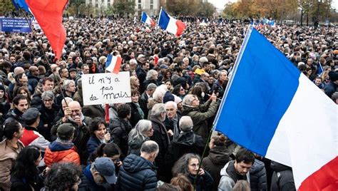 Marches Contre L Antis Mitisme Personnes Ont D Fil Dans