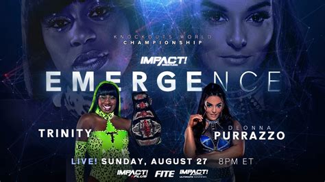 Knockouts World Title Rematch Set For Impact Emergence Diva Dirt