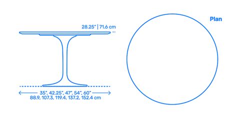 Round Dining Table Dimensions Atelier Yuwa Ciao Jp