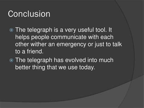 Ppt The Telegraph Powerpoint Presentation Free Download Id3247883