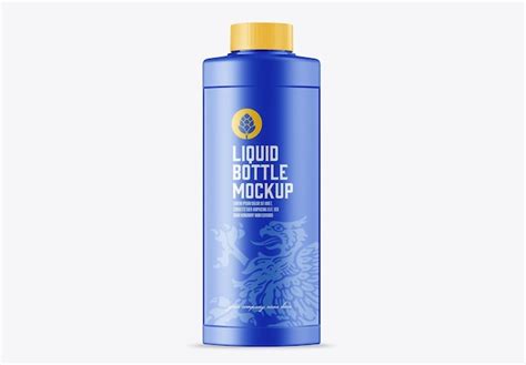 Premium Psd Plastic Liquid Bottle Mockup