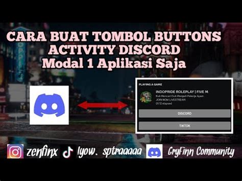 Cara Membuat Tombol Buttons Activity Discord TUTORIAL ANDROID PC