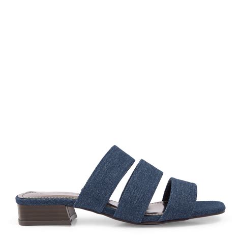 Navy Denim Mule Sandals 3121216 Truworths