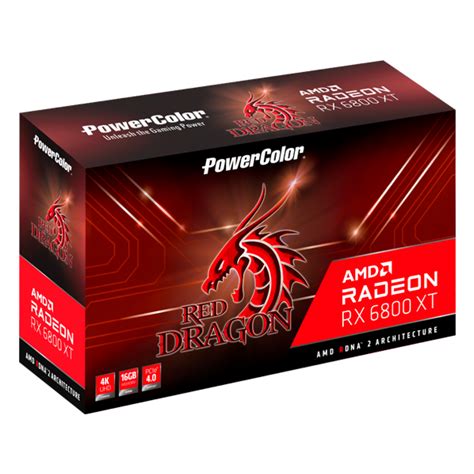 Placa De V Deo Powercolor Radeon Rx Xt Red Dragon Gb Gddr