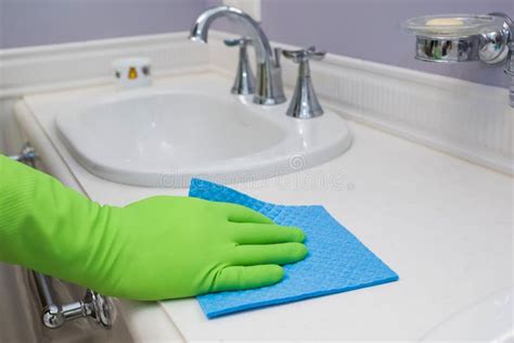 Cleaning Bath Tub Stock Photo Image Of Polishing Shine