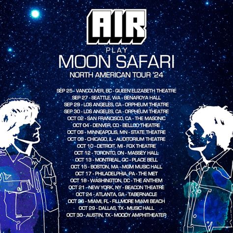 Air Announce Moon Safari North American Tour Dates Pitchfork