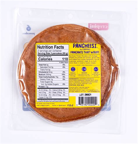 Pancheesi™ By Crepini® Banana Protein Pancakes Crepini Foods Llc