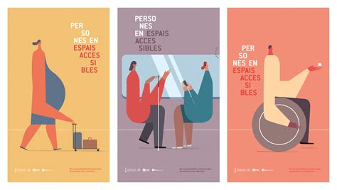 Diseño e ilustraciones para imagen de Accesibilidad Universal Personas