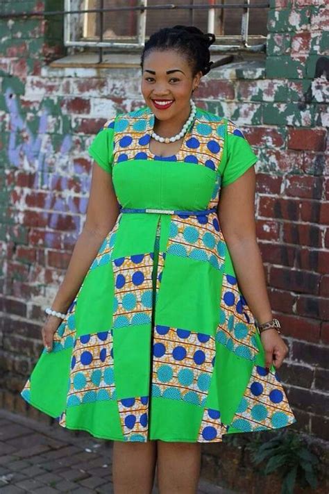 Simple African Dress Styles Shweshwe Designs For Plus Size African